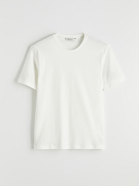 LCW Vision Bisiklet Yaka Standart Fit Erkek Tişört - S6GO02Z8-QVB