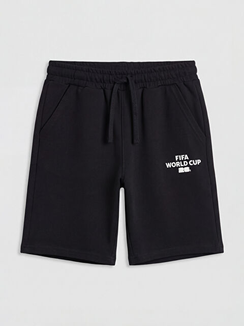 LCW Kids FIFA Baskılı Erkek Çocuk Şort