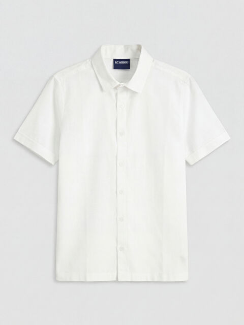 LCW Kids Πουκάμισο Κοντό Μανίκι για αγόρια