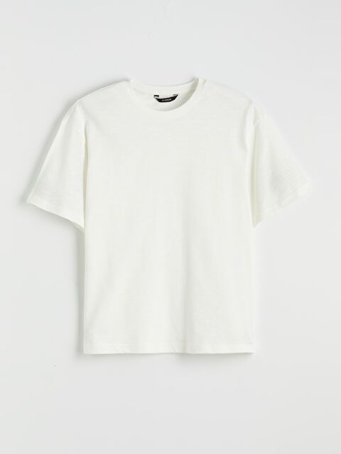 LCW ECO Man ECRU T-Shirt - S6GP93Z8-EEW