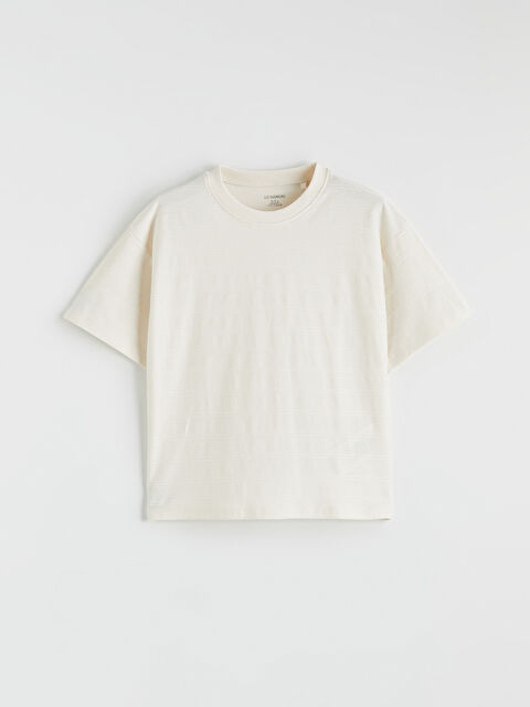 LCW Kids SVETLO BEŽ majica Dečak - S6GQ77Z1-FDH