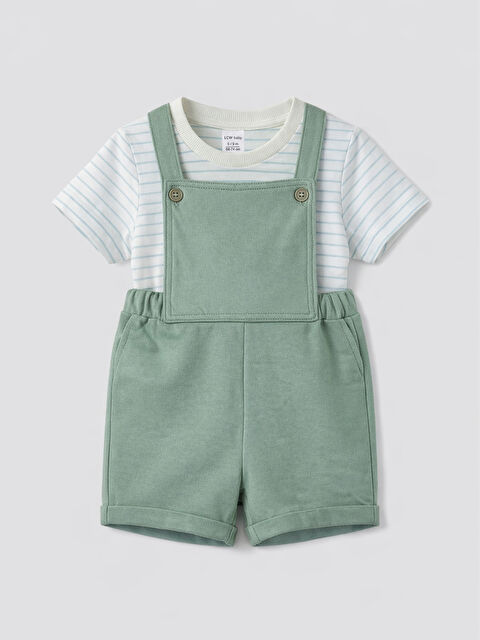 LCW baby Beba dječak ZELENA Komplet