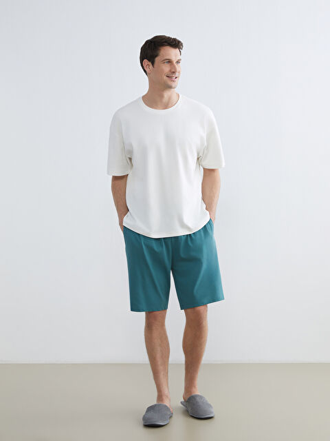 LCW ECO Standart Kalıp Erkek Pijama Alt Şort - S6GR34Z8-DBV