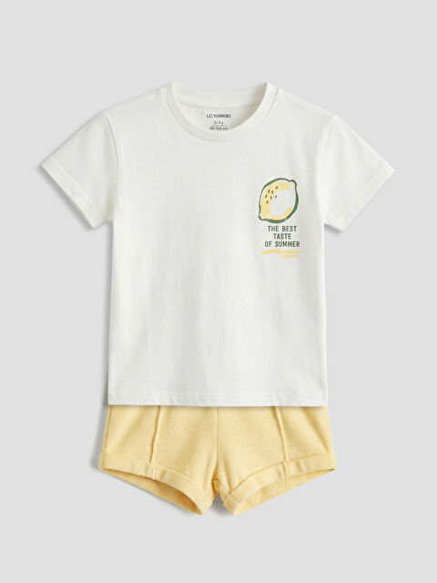 LCW baby Baskılı Erkek Bebek Takım