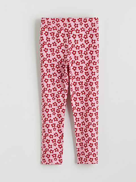 LCW ECO Çiçekli Kız Çocuk Tayt - S6GR66Z1-LT2