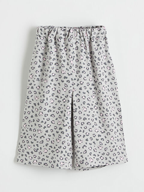 LCW Kids Beli Lastikli Desenli Kız Çocuk Pantolon - S6GR90Z1-LRW