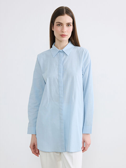 LCW Modest Dokulu Kadın Gömlek Tunik - S6GR93Z8-Z6N