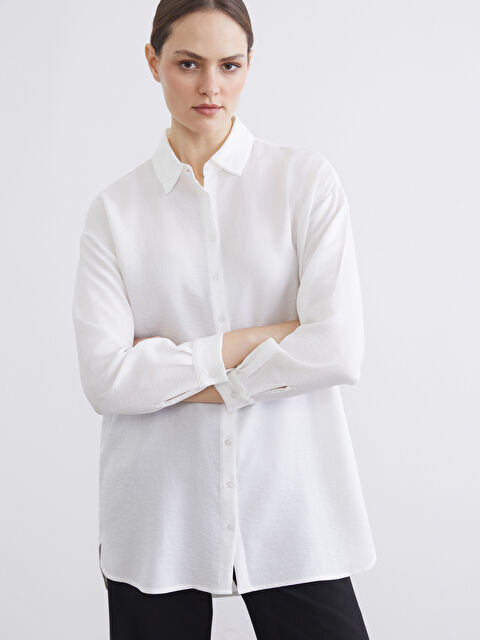 LCW ECO Loose Fit Kadın Gömlek Tunik - S6GS59Z8-J5E