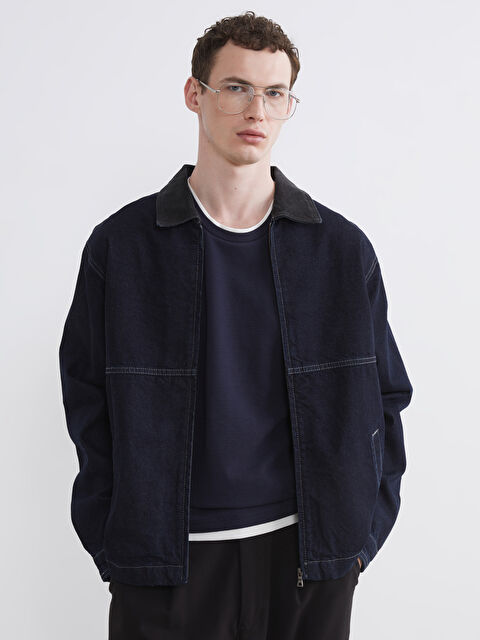 XSIDE Rahat Kalıp Erkek Jean Ceket - S6GS67Z8-309