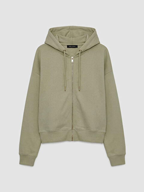 LCW Vision Жена Зелено Кардиган