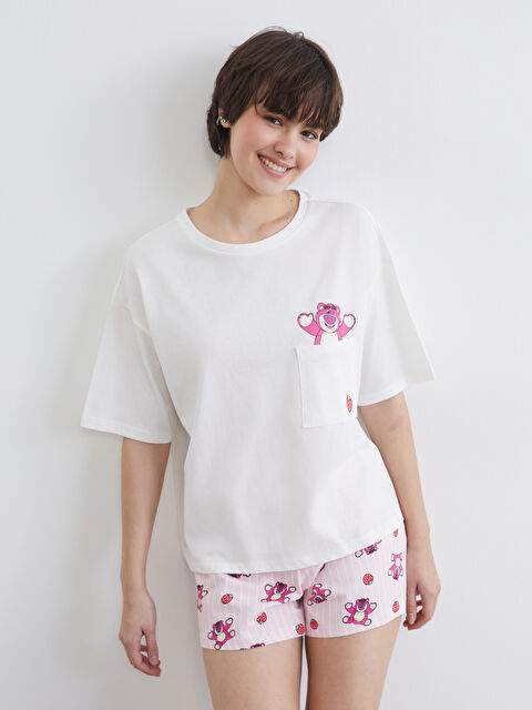 LCW Young Toy Story Baskılı Kadın Şort Pijama Altı - S6GS96Z8-LT4
