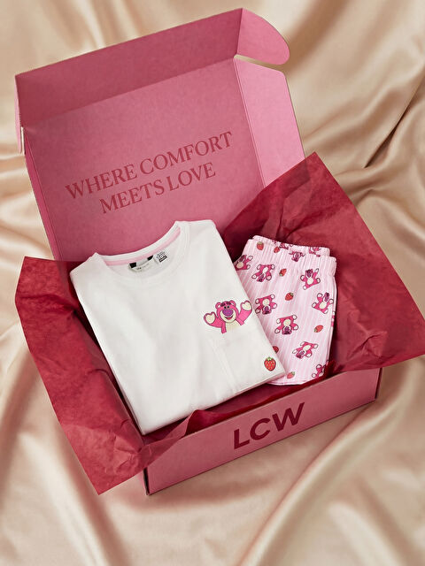 LCW Young Toy Story Baskılı Kadın Şortlu Pijama Takımı - S6GS97Z8-LT4