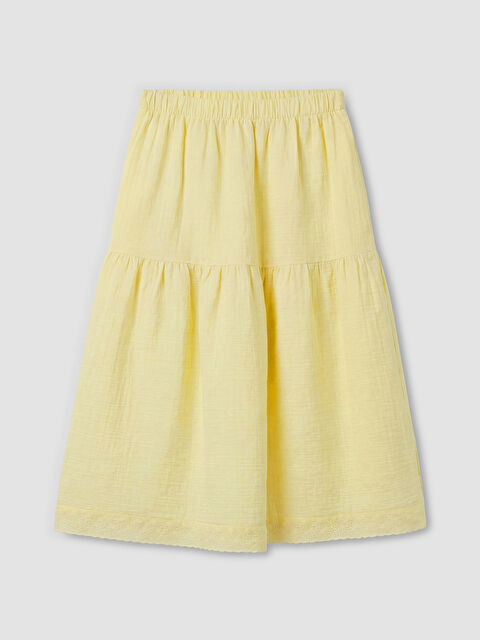 LCW Kids Beli Lastikli Kız Çocuk Etek