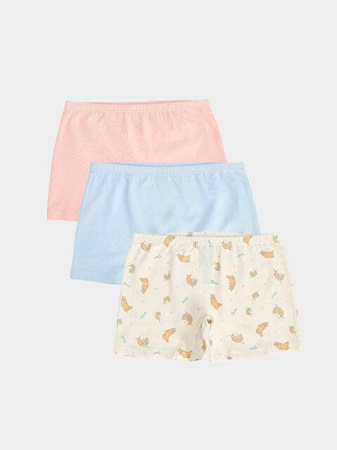 LCW Kids Kız Çocuk Boxer 3'lü