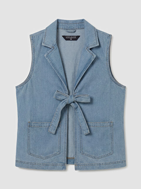 LCW Vision صدرية جينز نيلي امرأة - S6GT91Z8-507