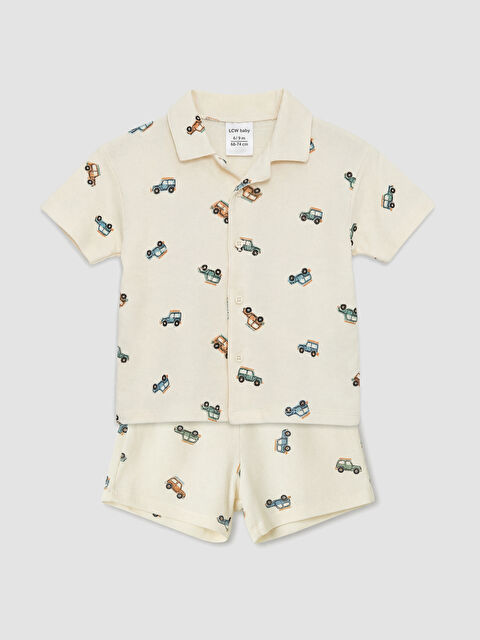 LCW baby Araba Desenli Erkek Bebek Takım