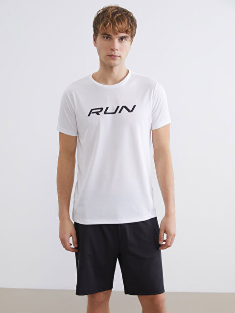 LCW ECO Man WHITE Sports T-Shirt - S6GU58Z8-J5E