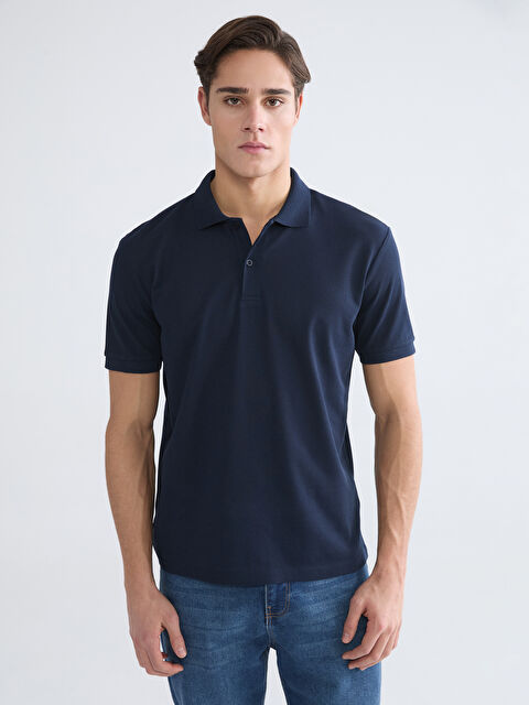 LCW ECO Polo Yaka  Pike Erkek Tişört - S6GU63Z8-CRP