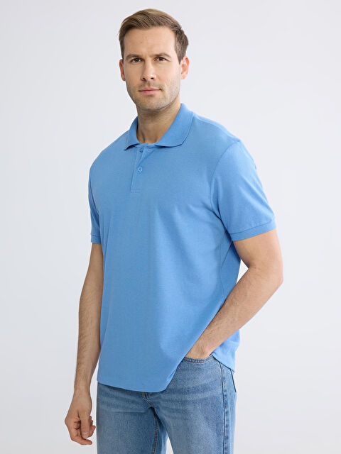 LCW ECO Polo Yaka Pike Erkek Tişört - S6GU64Z8-ZU2