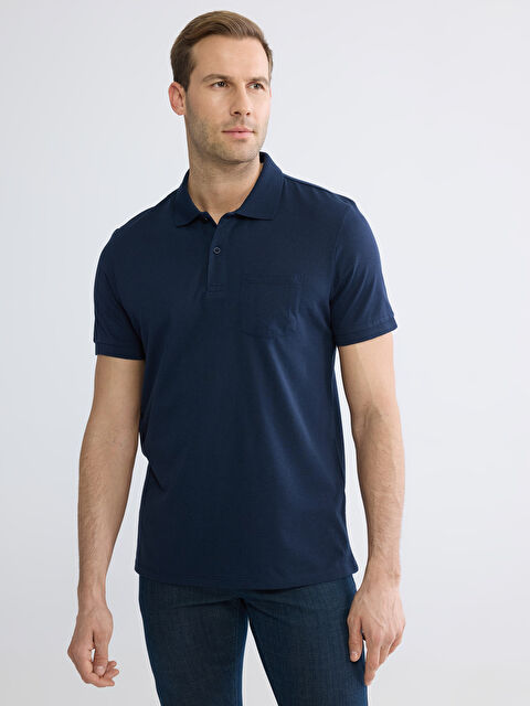 LCW ECO Polo Yaka Penye Erkek Tişört - S6GU65Z8-CRP