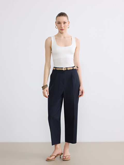 LCWAIKIKI Classic Woman NAVY Trousers
