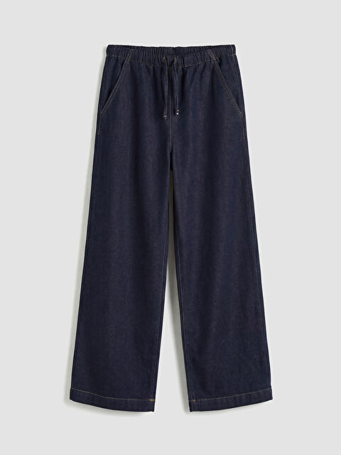 LCW Kids Wideleg Kız Çocuk Jean Pantolon - S6GV38Z4-309