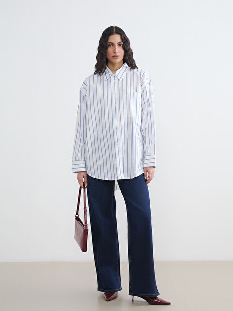 LCW Modest Wideleg Kadın Jean Pantolon - S6GY22Z8-309