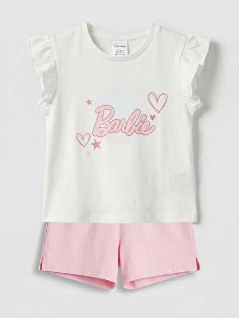 LCW baby Baby Girl ECRU Set