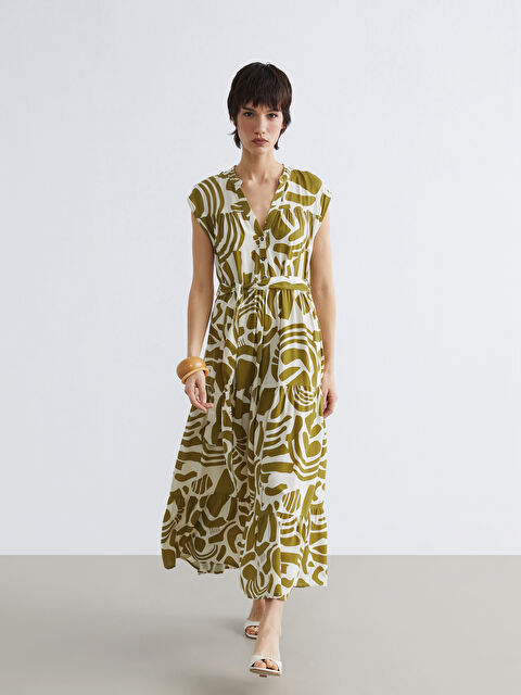 LCW Vision ZELENA Haljina Žena - S6H193Z8-QYR