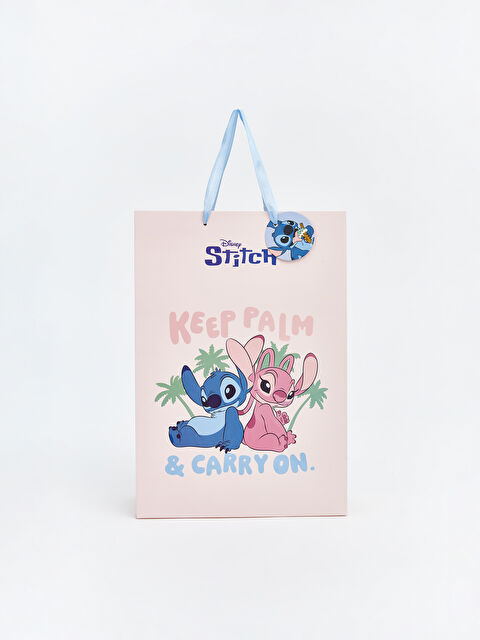 LCW ACCESSORIES Lilo ve Stitch Baskılı Karton Poşet - S6H237Z4-M0T