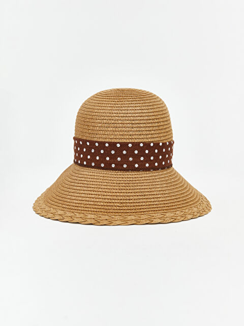 LCW ACCESSORIES Kadın Hasır Bucket Şapka