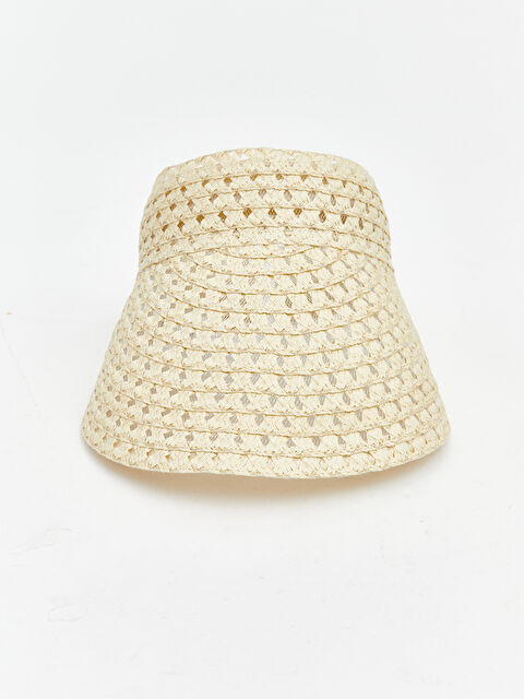 LCW ACCESSORIES Kadın Hasır Vizör Şapka - S6H261Z8-FF5