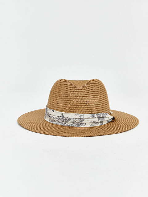 LCW ACCESSORIES Aksesuar Detaylı Kadın Hasır Şapka - S6H281Z8-LV0