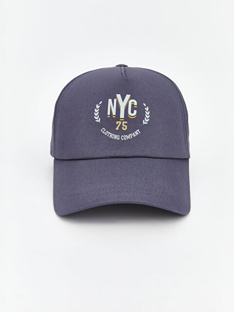 LCW ECO NYC Baskılı Erkek Kep Şapka  - S6H370Z8-YQS