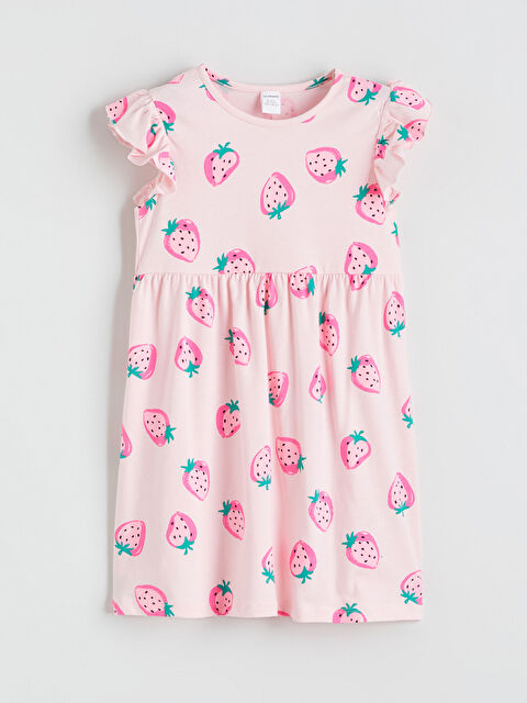 LCW Kids Çiçek Desenli Kız Çocuk Elbise - S6H373Z1-LT4