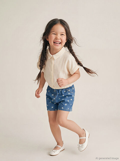 LCW Kids شۆرتی جینز شین کچ - S6H389Z1-SHK