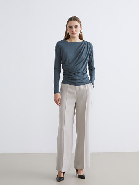 LCWAIKIKI Classic Pantalon BEIGE Femme - S6H472Z8-CTL