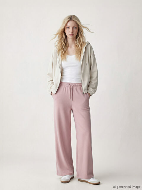 XSIDE Geniş Paça Soft Touch Kadın Eşofman Altı - S6H616Z8-14N