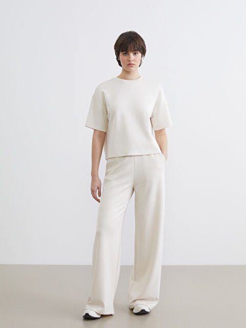 XSIDE Geniş Paça Soft Touch Kadın Eşofman Altı - S6H616Z8-CWP