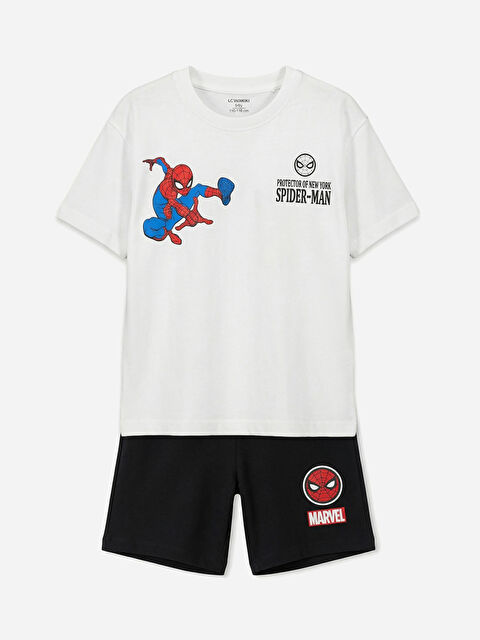 LCW Kids Spider-Man Printed Boys' Shorts Set