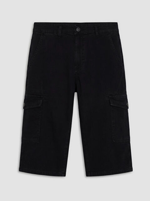 LCW Jeans Regular Fit Kargo Cepli Erkek Jean Şort