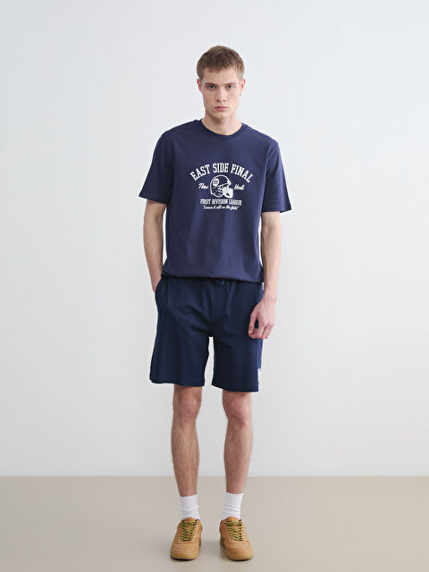 XSIDE قصة عادية شورت رجالي من خيطين