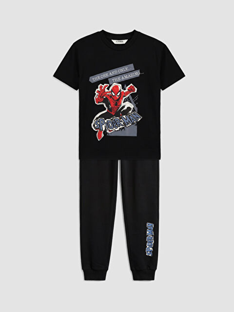 LCW Kids Boy BLACK Tracksuit Set - S6H777Z4-CVL