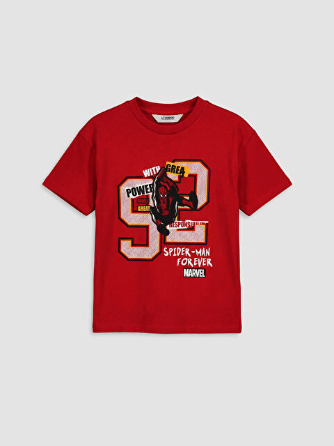LCW Kids Boy RED T-Shirt - S6H778Z4-HMW