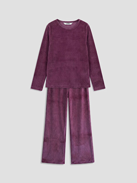 LC WAIKIKI გოგონა იისფერი კომპლექტი