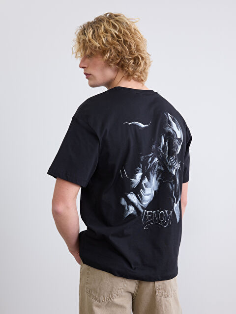 XSIDE Bisiklet Yaka Venom Baskılı Erkek Tişört - S6H806Z8-CVL