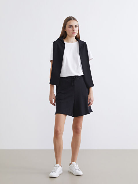 LCW ECO Beli Lastikli Kadın Şort - S6H817Z8-CVL