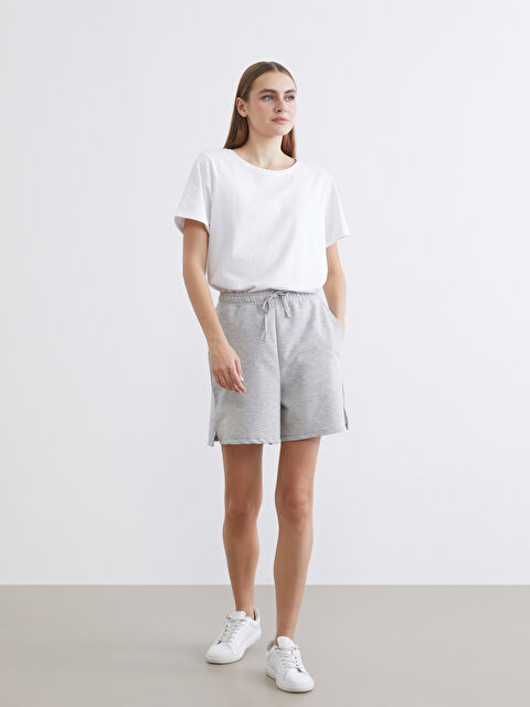 LCW ECO Beli Lastikli Kadın Şort - S6H819Z8-CT3