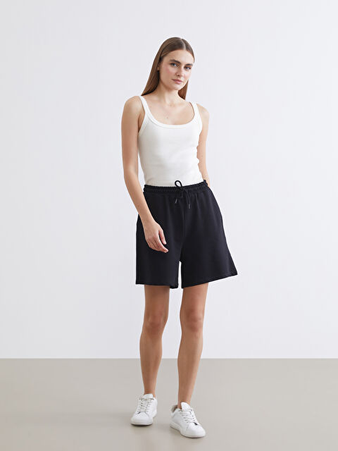 LCW ECO Beli Lastikli Kadın Şort - S6H871Z8-CVL