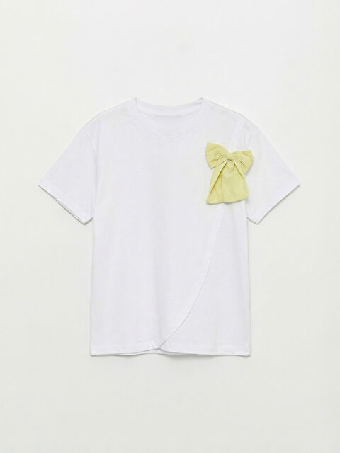 LCW Kids Djevojka BIJELA Majica kratkih rukava